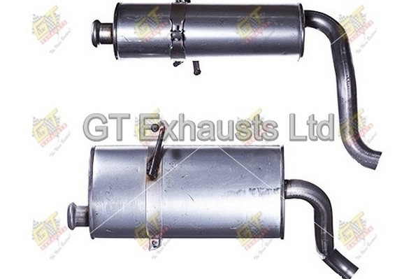 Picture of GT Exhausts - GCN394 - End Silencer (Exhaust System)