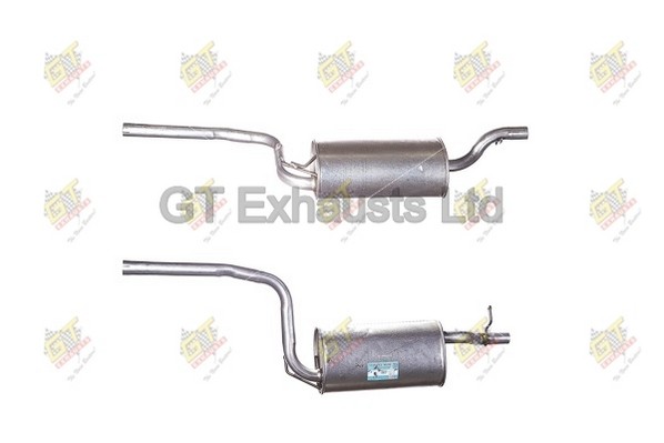 Picture of GT Exhausts - GFE687 - Middle Silencer (Exhaust System)