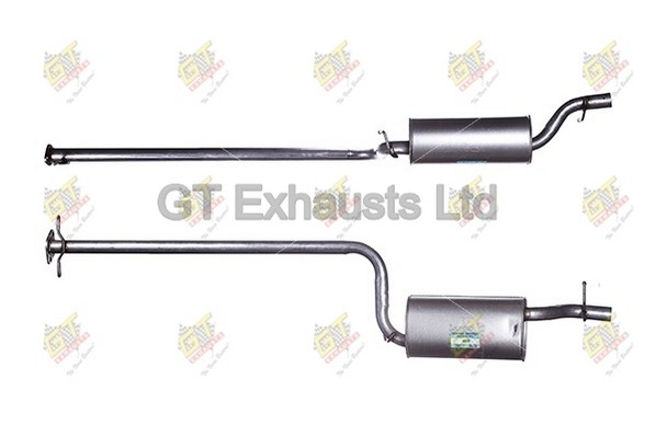 Picture of GT Exhausts - GFE694 - Middle Silencer (Exhaust System)