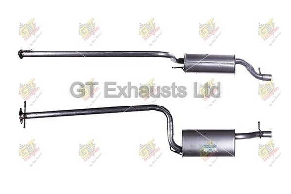 Picture of GT Exhausts - GFE857 - Middle Silencer (Exhaust System)