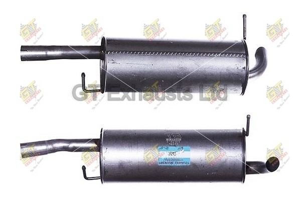 Picture of GT Exhausts - GFE875 - End Silencer (Exhaust System)