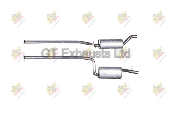 Picture of GT Exhausts - GFE966 - Middle Silencer (Exhaust System)