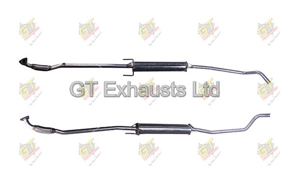Picture of GT Exhausts - GGM432 - Middle Silencer (Exhaust System)