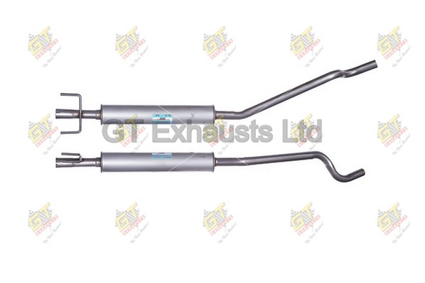 Picture of GT Exhausts - GGM509 - Middle Silencer (Exhaust System)