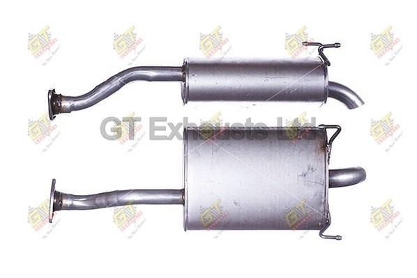 Picture of GT Exhausts - GHA323 - End Silencer (Exhaust System)