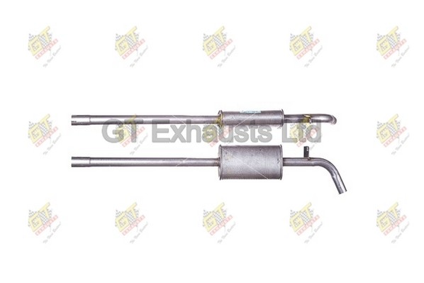 Picture of GT Exhausts - GRN854 - Middle Silencer (Exhaust System)