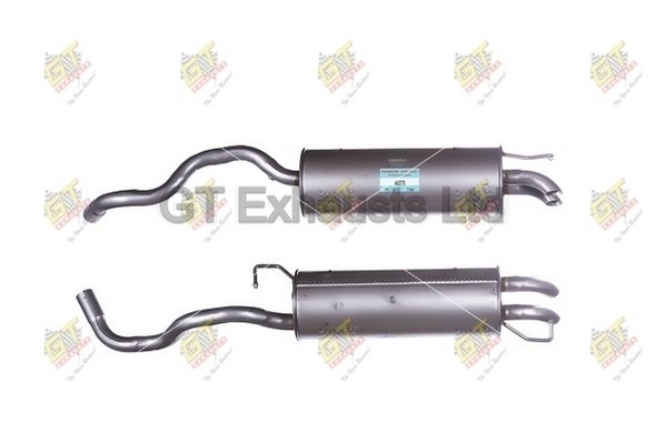Picture of GT Exhausts - GVW514 - End Silencer (Exhaust System)