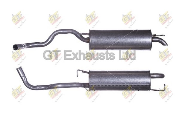 Picture of GT Exhausts - GVW519 - End Silencer (Exhaust System)