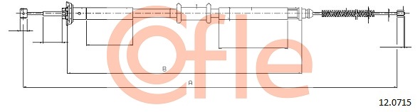 SAJLA RUČNE KOČNICE - COFLE - 12.0715