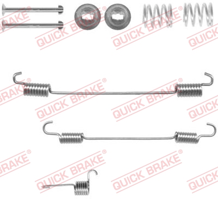 Picture of Accessory Kit, brake shoes - QUICK BRAKE - 105-0750-1R