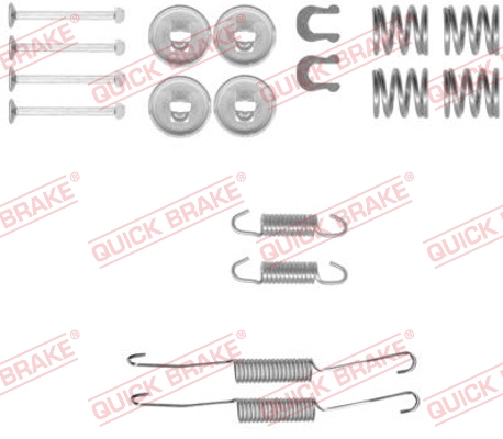 SET ZA MONTAŽU PAKNOVA - QUICK BRAKE - 105-0778