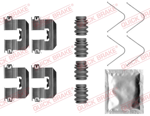 KOMPLET PRIBORA ZA KOČIONE PLOČICE - QUICK BRAKE - 109-0058