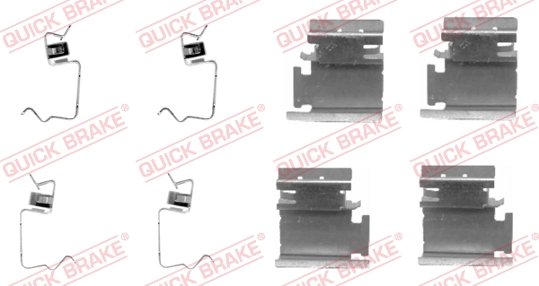 KOMPLET PRIBORA ZA KOČIONE PLOČICE - QUICK BRAKE - 109-1218