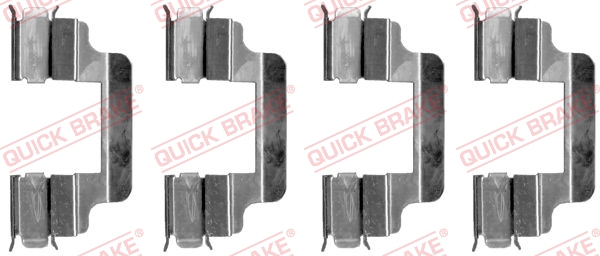 KOMPLET PRIBORA ZA KOČIONE PLOČICE - QUICK BRAKE - 109-1230