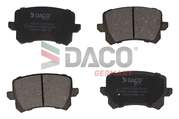 Komplet pločica, disk-kočnica - DACO Germany - 320232