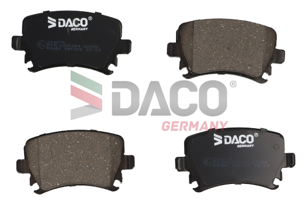 Komplet pločica, disk-kočnica - DACO Germany - 324775